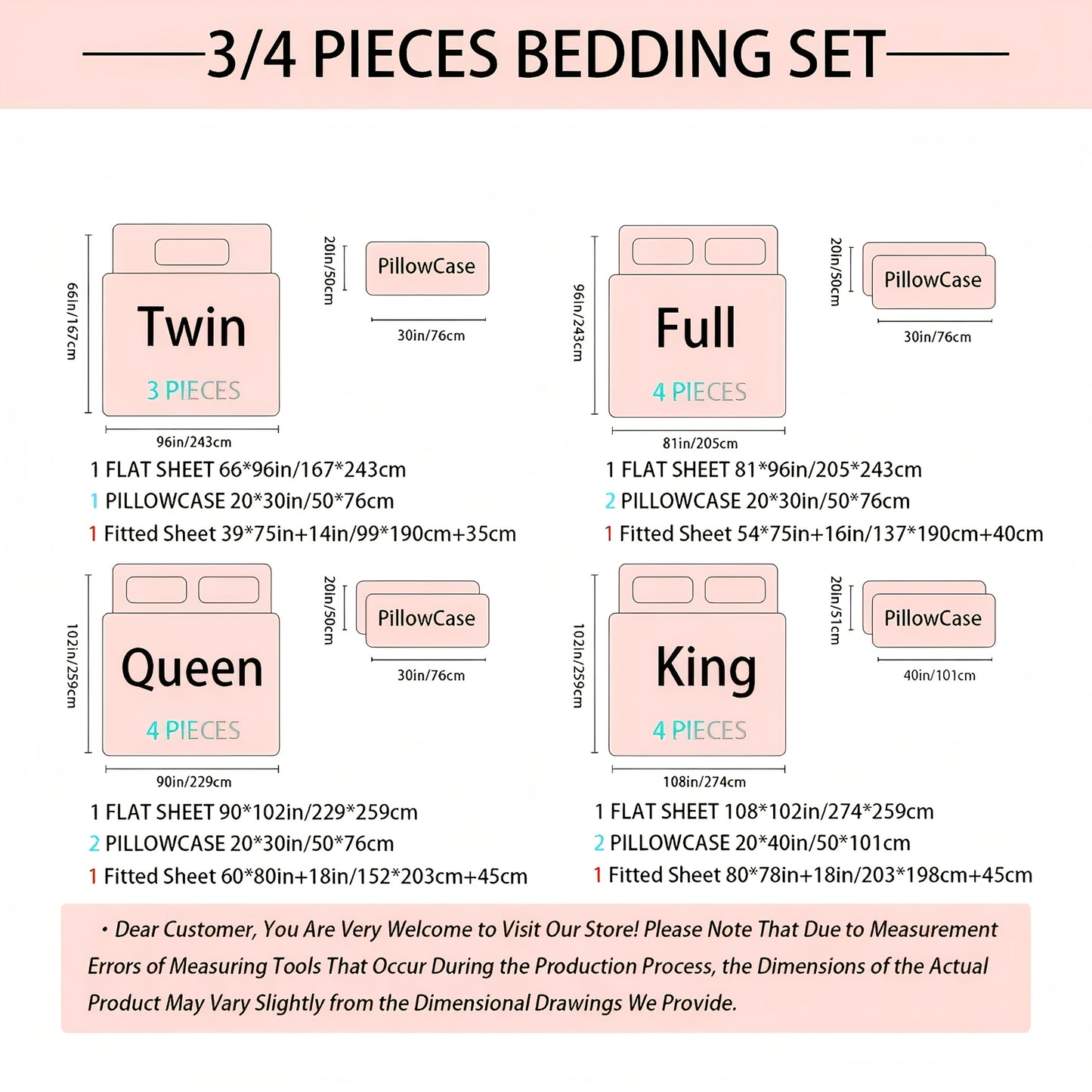 4pcs Blue Floral Botanical Bed Sheet Set, Deep Pocket Fitted Sheet, Soft Microfiber Bedding, Hotel Grade Skin-Friendly, Wrinkle & Shrink Resistant, Breathable & Cooling, Optional Sizes: 3pcs for Twin/ 4pcs for Full, Queen, King Sizes