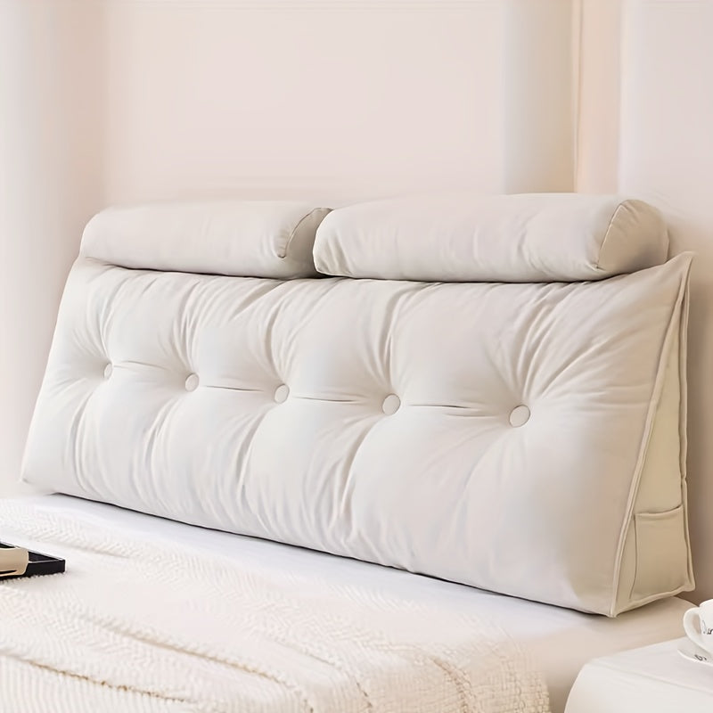 Triangular Headboard Cushion Anti-Collision Soft Pad Bed Backrest Neck And Waist Protection Large Pillow