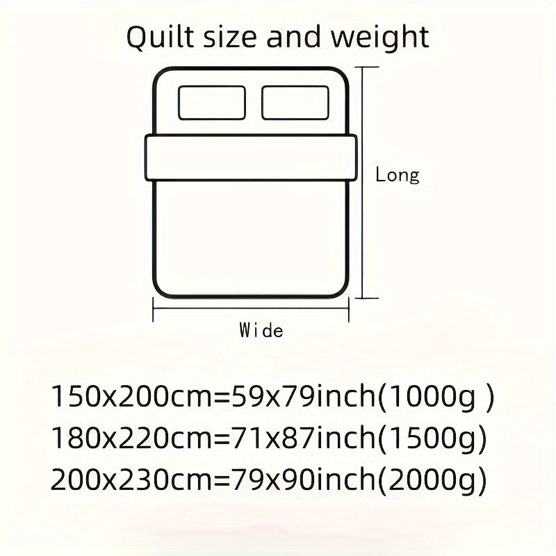 1pc of Printed Warm Quilt, Quilt Filling