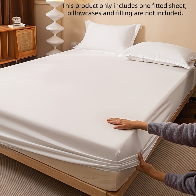 A Soft and Breathable Fitted Sheet, Ultra-fine Fiber Bed-dark Blue,, Machine Washing, Comfortable Bed Supplies Throughout the Season, Comfortable Solid Color Design