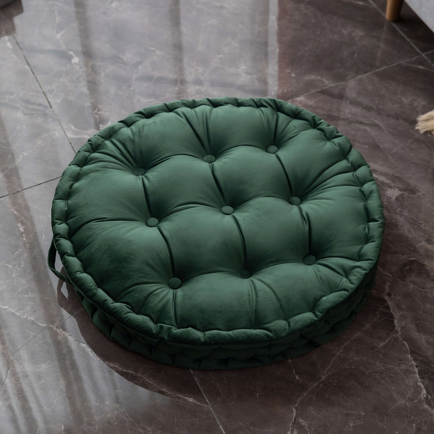 Scandinavian style thickened velvet cushion, solid color home sofa throw pillow, handmade tatami futon for bay window, perfect for use at home, office, hotel, or travel car