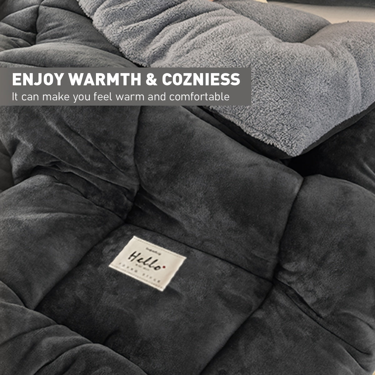 [Milk Velvet Single-Layer] AB Version Thickened Milk Velvet Quilt - Warm, Comfortable, Skin-Friendly Single-Layer