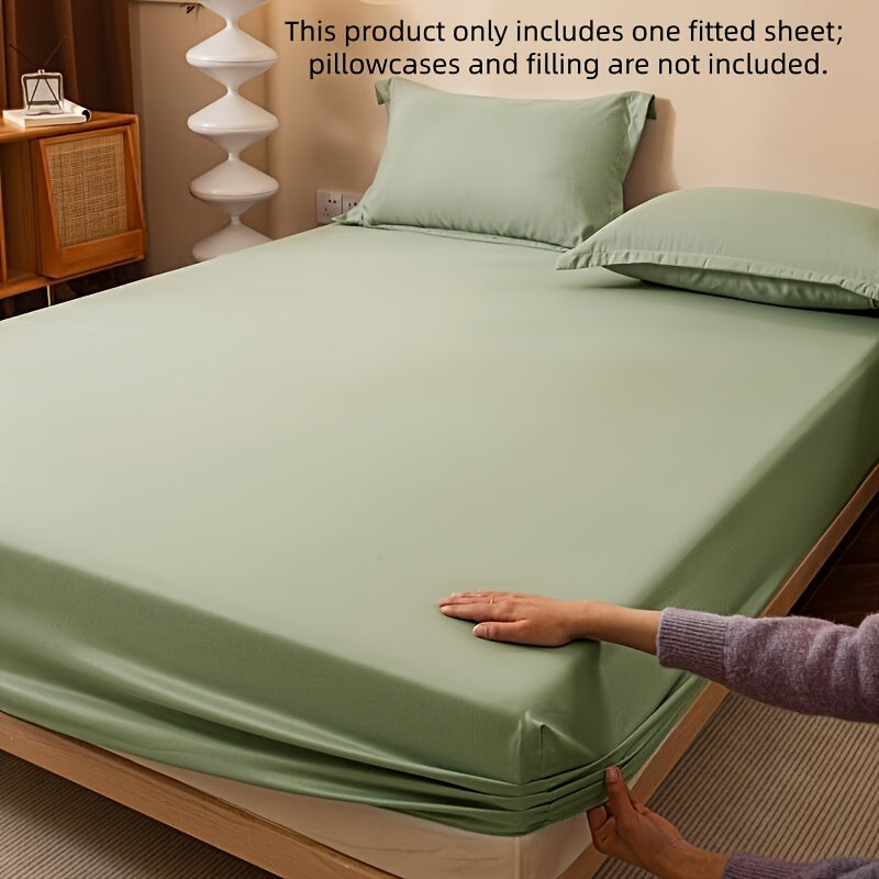 A Soft and Breathable Fitted Sheet, Ultra-fine Fiber Bed-dark Blue,, Machine Washing, Comfortable Bed Supplies Throughout the Season, Comfortable Solid Color Design