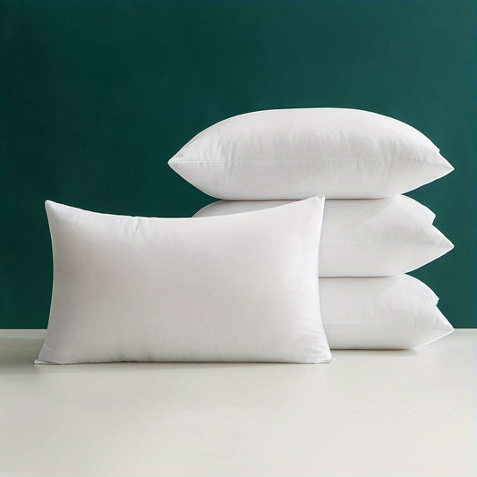 Soft & Fluffy White Throw Pillow Inserts - 12x20" & 14x22" Rectangle Cushion Fillers for Sofa, Bed, and Home Decor - Easy Care, Machine Washable