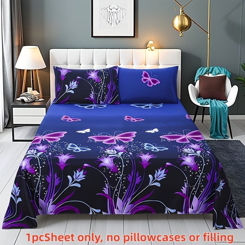 1pc Flat Bed Sheet, Fits Hair and Skin Perfectly for Comfortable Sleep, Suitable for Bedroom, Living Room, and Dormitory Bedding