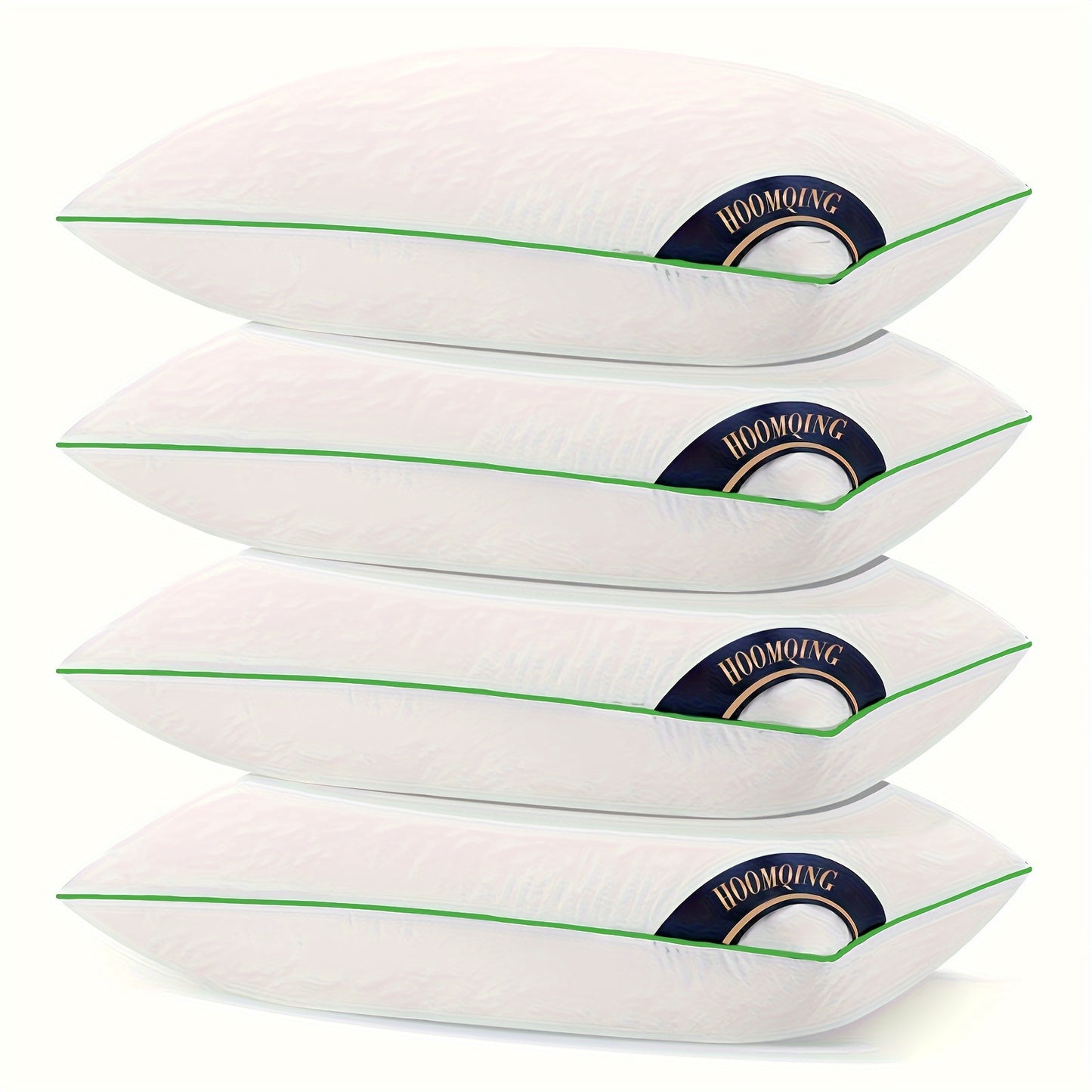 Bed Pillows for Sleeping Queen Size Cooling Pillows Luxury Sleeping Pillow 3D Microfiber Filling Breathable Cover Soft Hotel Collection Pillows for Back Side or Stomach Sleepers