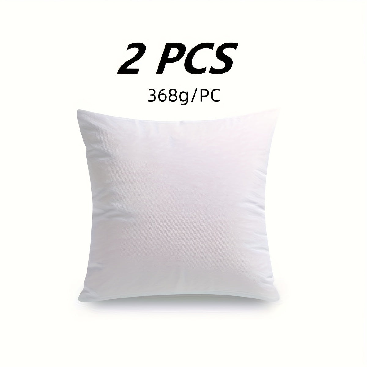 Pillow, 100% Cotton Throw Pillow Inserts, Premium Square Indoor Pillow Forms, Soft Couch & Bed Cushion Stuffer For Living Room, Bedroom, Home Decor, Suitable For Direct Use As A Pillow