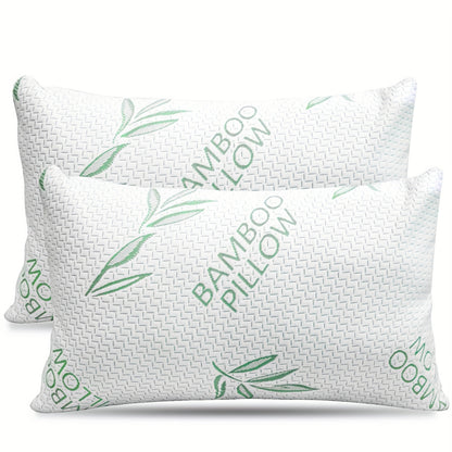 2/4 Pack King Size Rayon Derived From Bamboo Pillow for, Bed Pillows Set Back, Stomach, Side Sleepers, Removable Cover, Adjustable to Firm/Soft, King (Pack Of 2/4)