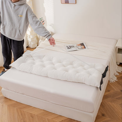 Double Reading Pillow with Crystal Velvet Backrest and Anti-Collision Waistband