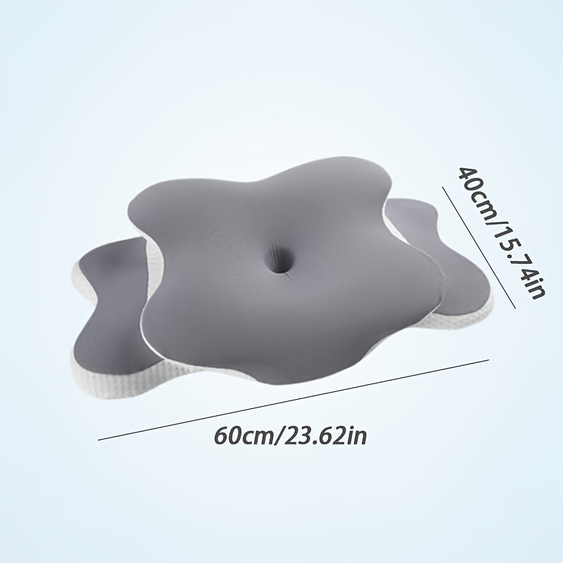 [Ergonomic Neck Pillow] Ergonomic Butterfly Neck Pillow, Cervical Pillow for for Side/Back/Stomach Sleepers, Side and Back Neck Support, Travel & Bed Use, Removable and Washable Cover 60 X 40 X 10cm