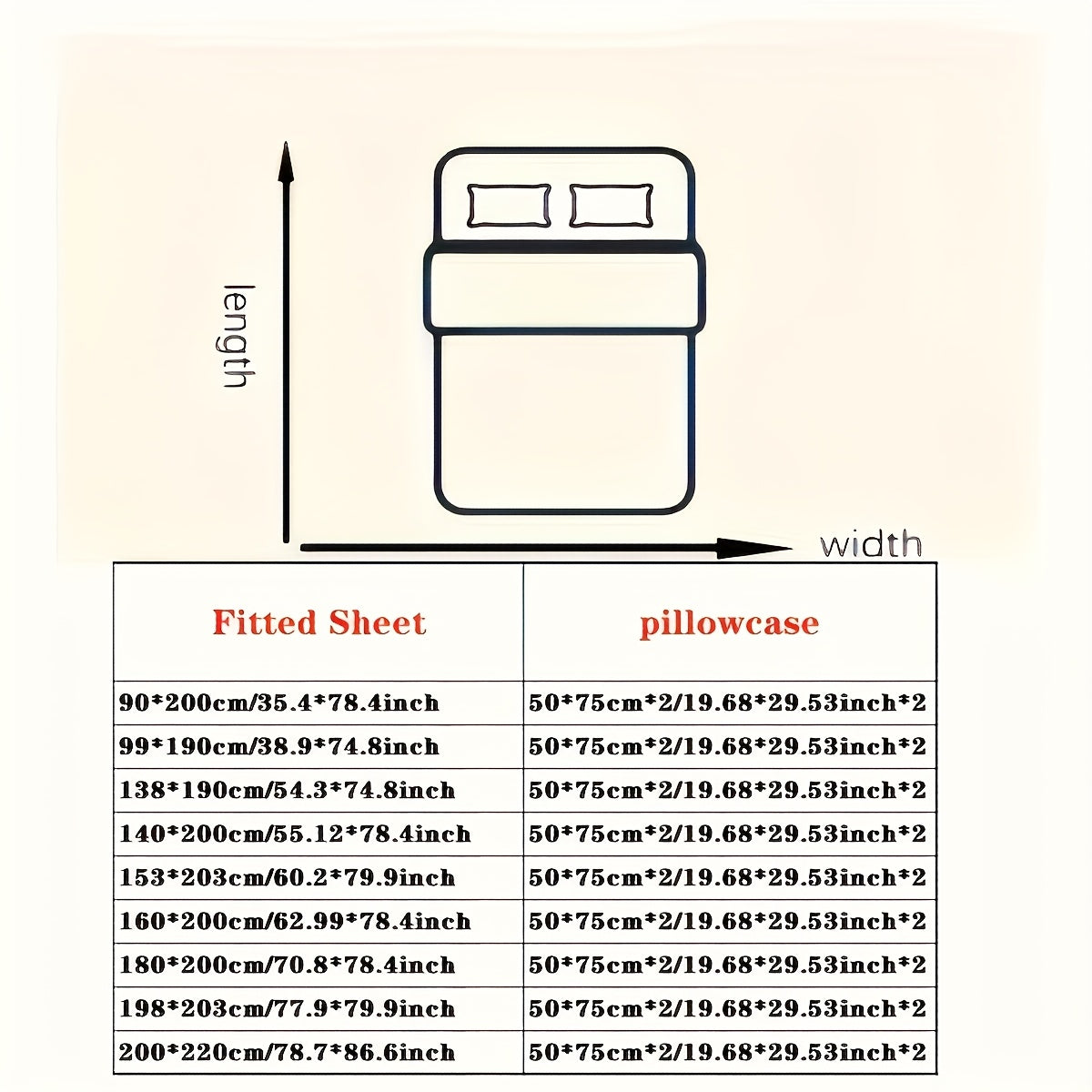 3pcs Printed Pattern Set for Bedroom/guest Room. Includes 1 Fitted Sheet and 2 Pillowcases. Does Not Include Inserts. Soft, Skin-friendly, Breathable, and Machine Washable