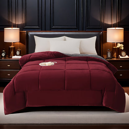 Of Milk Velvet Thick Blanket, Lamb Velvet Winter Quilt, Double-Sided Plush Warm Comforter, Soft, Breathable, And Comfortable, Specially Designed for Hotel And Home Bedrooms