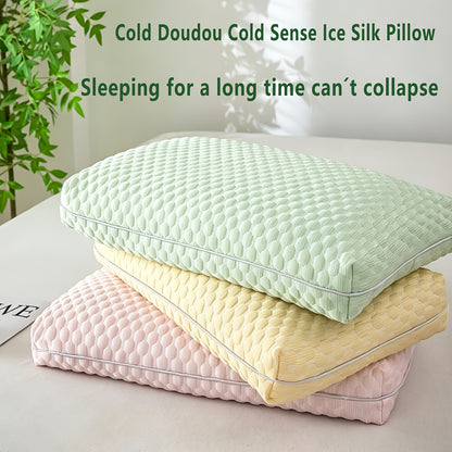1 Pillowcase + 1 Breathable Cooling Bead Pillow Insert - Relaxing Neck Support for Easy Sleep, Essential for Home, Bedroom, and Hotel - Perfect Holiday Gift, Great Christmas Choice