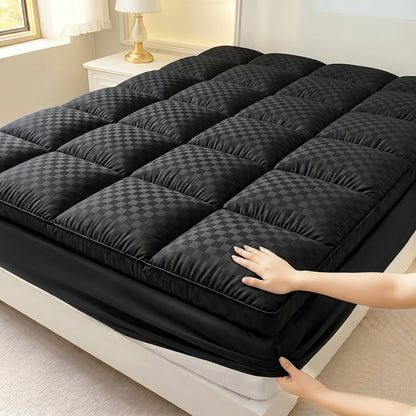 Mattress Topper, Pillow Top Mattress Cover Quilted Fitted Mattress Protector Top Stretches Up 8-21" Deep Pocket Cooling 1000GSM