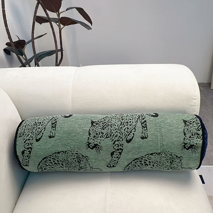 [Chenille Core Throw Pillow] 1pc Chenille Core Throw Pillow Sofa Pillow Long Backrest Pillow Bed Lumbar Pillow for Living Room, Bedroom, Sofa, Etc