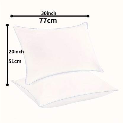Bed Pillows for Sleeping-Queen Size Pillows Set of 2/ 4, Cooling Hotel Quality with Premium Soft Down Alternative Pillow for Neck Relief for Back, Stomach or Side Sleepers, Breathable, 20x30in