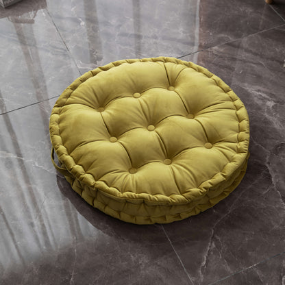 Scandinavian style thickened velvet cushion, solid color home sofa throw pillow, handmade tatami futon for bay window, perfect for use at home, office, hotel, or travel car