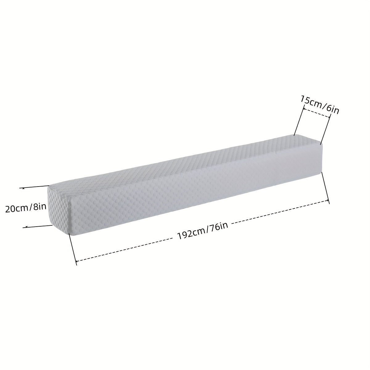 Adjustable Bed Wedge Pillow - High-Density Grey Headboard Cushion, Bed Gap Filler for Single/Double/King/Queen Beds, Machine Washable , Soft Padding for Mattress & Headboard (No Tools Needed, Bed Back Rests, Back Rest Bed Pillow, Bed Pillow For
