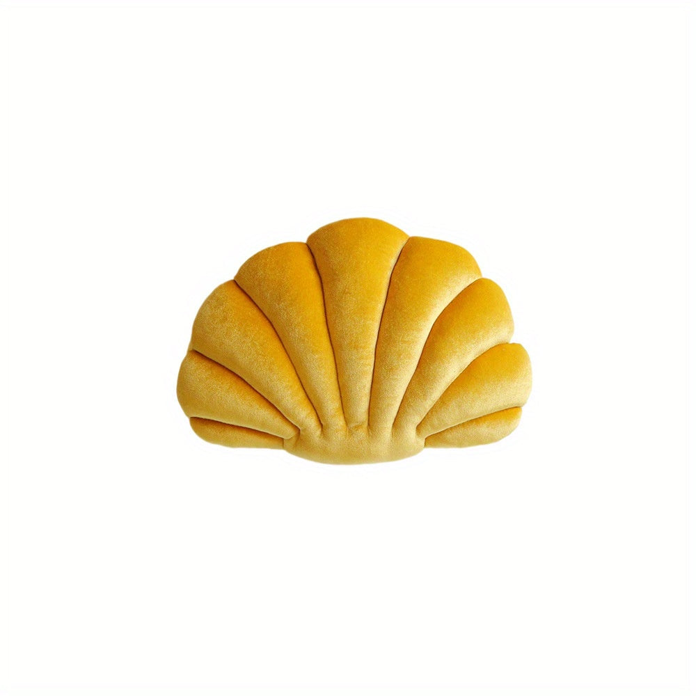 Soft & Plush Shell Pattern Throw Pillow - Versatile Decorative Cushion for Sofa and Bed, Machine Washable - Ideal for Christmas, Thanksgiving, Halloween, New Year, Weddings, and Home Decor