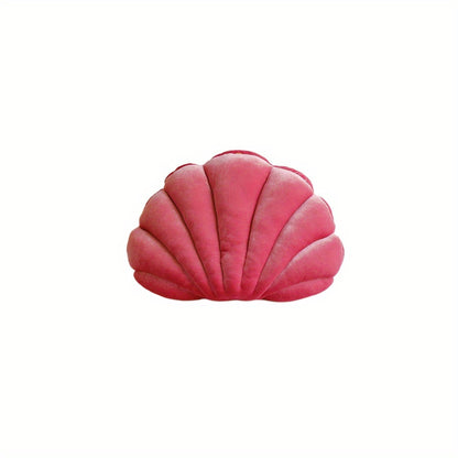 Soft & Plush Shell Pattern Throw Pillow - Versatile Decorative Cushion for Sofa and Bed, Machine Washable - Ideal for Christmas, Thanksgiving, Halloween, New Year, Weddings, and Home Decor