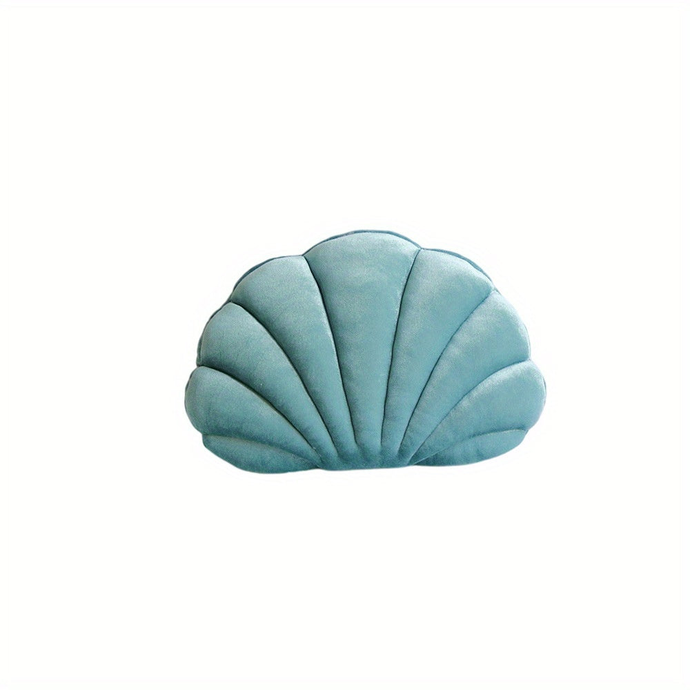 Soft & Plush Shell Pattern Throw Pillow - Versatile Decorative Cushion for Sofa and Bed, Machine Washable - Ideal for Christmas, Thanksgiving, Halloween, New Year, Weddings, and Home Decor