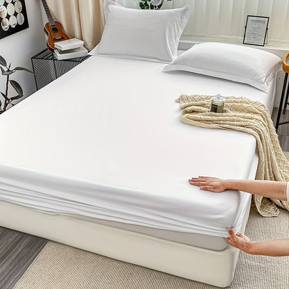 3pcs Ultra Soft Breathable Fitted Sheet Set (1 Fitted Sheet And 2 Pillowcases) Ideal for Bedroom And Guest Room Hotel Bedding, Used All Seasons
