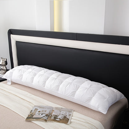 1 Premium Soft Comfortable Extra Long Pillow Core Long Pillow Best Body Pillow High Quality Twist Bread Pillow Hotel Home Single Double High Pillow Bedding for Sleep Neck Protection Fluffy Rebound Pillow Moisture Wicking