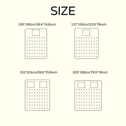 Geometric Large-grid Velour Fitted Sheet, Skin-friendly, Soft and Comfortable, Fully Wrapped Anti-slip Fit That Stays in Place, Single-piece Bed Cover for the Bedroom, Thick and Sturdy, Suitable for All Seasons, Machine Washable