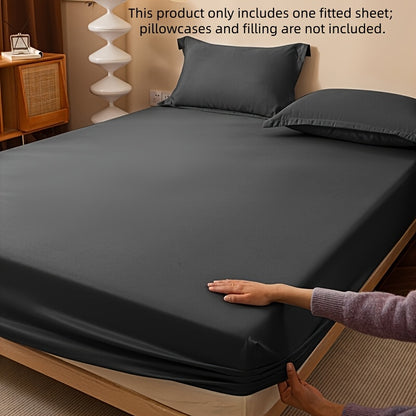 A Soft and Breathable Fitted Sheet, Ultra-fine Fiber Bed-dark Blue,, Machine Washing, Comfortable Bed Supplies Throughout the Season, Comfortable Solid Color Design