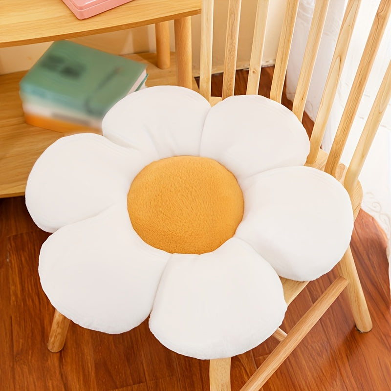1pc Cozy Flower-Shaped Plush Pillow - Hypoallergenic, Allergy-Friendly Sofa &  Seat Cushion in Pastel Tie-Dye | Ideal for Home Decor, Birthday, Easter &  Gifts |,  Clean Only, Throw Pillows for Couch for Halloween and Christmas