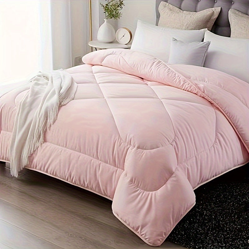 One Ultra-soft All-season Universal Duvet Cover/thick Quilted Comforter with High-resilience Filling. Suitable for Single or Double Use. Machine Washable. Can Be Used in Bedrooms, School Dormitories, and as a Christmas Holiday Gift