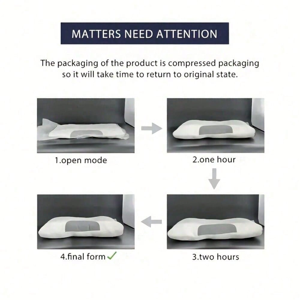 1/2pcs -Grade Cervical & Lumbar Support Pillow for neck - Ergonomic Pillow for lateral/Sleeping Supine Sleepers, Machine-Washable Soft Posture for  (for back & neck)