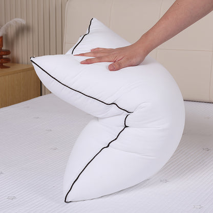 2/4pcs Ultra-Soft White Microfiber Pillow Inserts - Allergy-Free, 100% Polyester Filling for Sofa, Bed, Garden Cushions & More - Ideal for Back Belly Or Side Sleepers