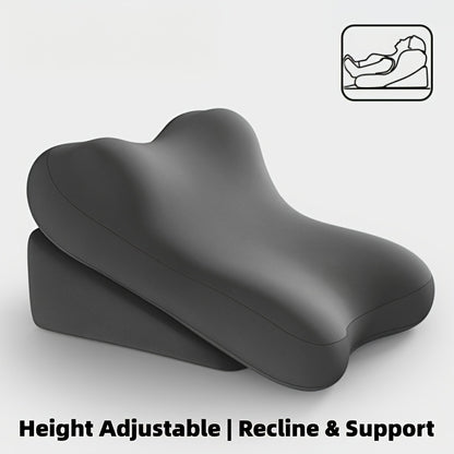 Ergonomic Bed Wedge Pillow, Adjustable Memory Foam Backrest for Reading, 2pcs Split Design Support Pillow for Sitting Up in Bed, Non-Slip Lumbar & Neck Cushion for Home Office & Relaxing