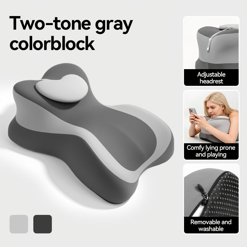 Multifunctional Pillow, Adult Pillow, Adaptive Pillow, Memory Foam Ergonomic Pillow, Cervical Pillow, Body Pillow, Prone Pillow For Sleeping, Neck Support Pillow Acid Reflux & Sitting Up, Ideal For Massage, With Removable Cover, Perfect Gift.