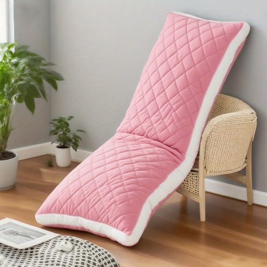 Cooling Memory Foam Body Pillow for Adults | Length Pillow for Side Sleepers, Firm Support with Breathable Polyester Cover, Light Pink, Machine Washable - SWTMERRY