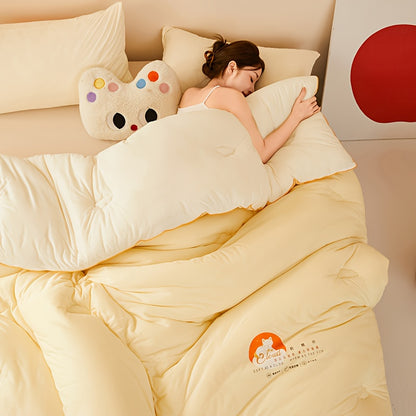 This Ultra-Soft And Fluffy Warm Quilt for Autumn And Winter Features a Cute Cat Pattern. It'S Beneficial for Sleep And Filled with Ultra-Fine Microfiber, Suitable for Bedrooms, Guest Rooms, Dormitories, And Outdoor Camping