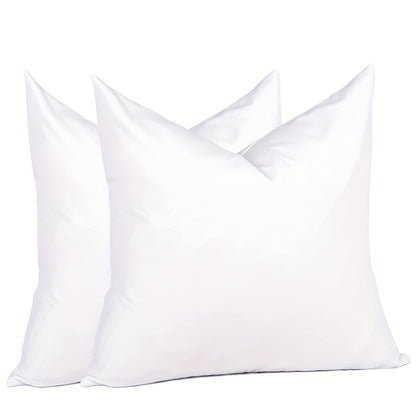 1pc Pure Down Feathers Pillow For Recliner, Bed Sofa Couch Decor, Square Pillow Home Decor