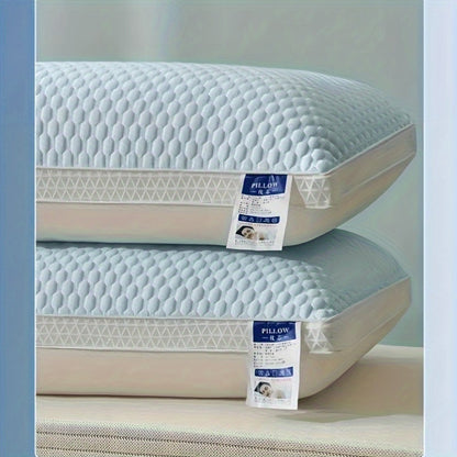 Set of 2 Cold Sleep Pillows, Soft And Cozy for Sleep Protection, Hotel-Grade Pillow, Ideal for Home Use, Neck Support Pillow for Student Dorms