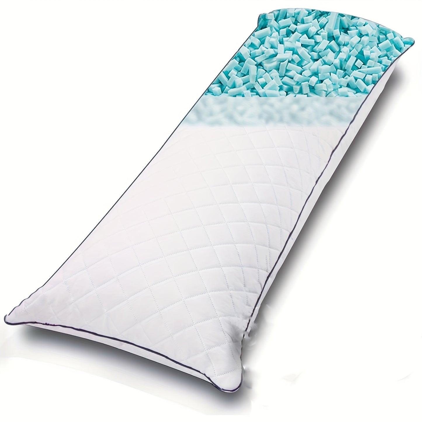 Cooling Body Pillows for Adults Sleeping, Big Large Firm Full Body Pillow for Side Sleeper, 20X54 Inch