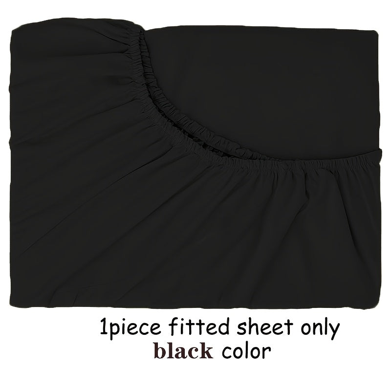 100% Microfiber Ultra-Soft 60"x80" Full/Queen Size Fitted Sheet, Fits Up to 14" Deep Pocket Mattress, Hotel Style Bedding Mattress Protector, Machine Washable, Fade-Resistant, Dark Gray