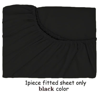100% Microfiber Ultra-Soft 60"x80" Full/Queen Size Fitted Sheet, Fits Up to 14" Deep Pocket Mattress, Hotel Style Bedding Mattress Protector, Machine Washable, Fade-Resistant, Dark Gray