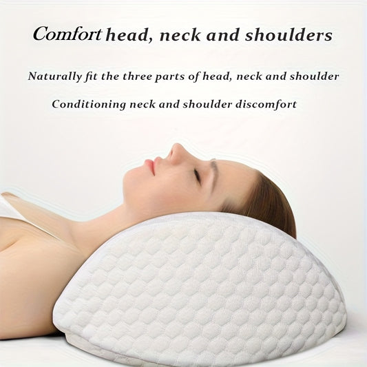 1pc Cooling Lumbar Pillow, Neck Cervical Pillow for Sleeping