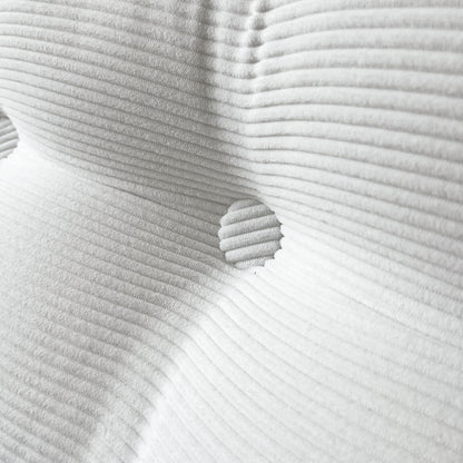 1pc Wedge Shaped Positioning Pillow, Striped Velvet Cushion, Soft And Fluffy Fit to The Waist And Back, Side Storage Is Available