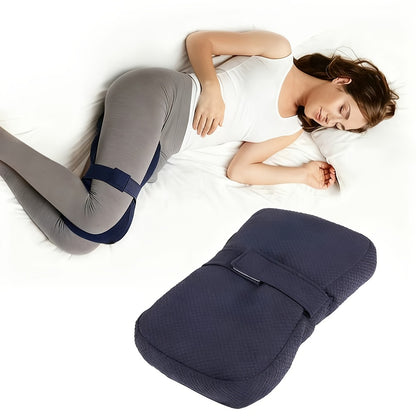 Ergonomic Leg Pillow for Side Sleepers - Portable, Machine Washable, Soft 3D Fiber Filling, Comfortably Relieves Knee and Joint