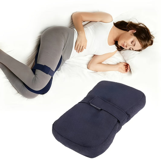 Ergonomic Leg Pillow for Side Sleepers - Portable, Machine Washable, Soft 3D Fiber Filling, Comfortably Relieves Knee and Joint