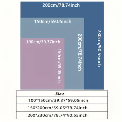 1pc Large Cooling Blanket for Hot Sleepers- Breathable, Sweat Absorbent, Dual-Sided Soft & Lightweight Summer Bedding, 80*90inch, Contemporary Geometric Pattern, 100% Polyester Quilted Throw, Machine Washable, Multipurpose Use, Summer Comfort