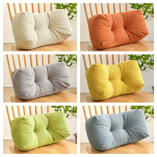 1pc Luxurious Lumbar Support Cushion, Nap Pillow, Student Waist Cushion, Chair Backrest Cushion, Lumbar Pillow, Hug Pillow, Office Nap Pillow