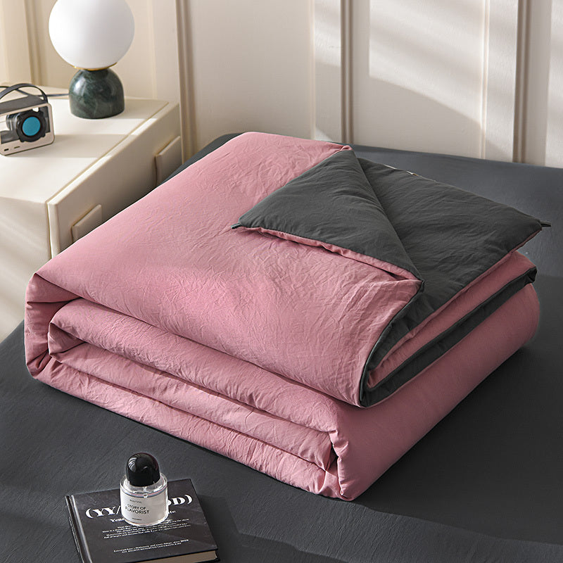 1pc Summer High-GSM Cooling Summer Quilt, 4 Patterns Available, Ultra-Soft, Skin-Friendly, and Breathable, 100% High-Quality Polyester Fiber, Machine Washable Without Deformation, All-Season Multi-Functional Comforter Insert