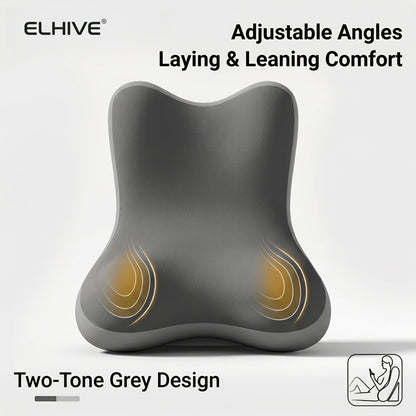 Reading Bed Rest Pillow, 2pcs Adjustable Memory Foam Wedge Pillow, Extra Large Backrest for Sitting Up in Bed, Cozy Triangle Cushion for Watching TV, Gaming, Laptop, Relaxing, Leg Elevation, Detachable Headrest, Washable Cover for Adults